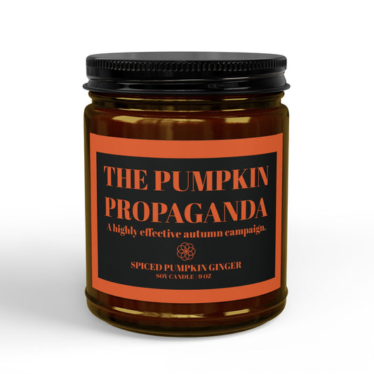 "The Pumpkin Propaganda" Aromatherapy Jar Candle | Home & Office