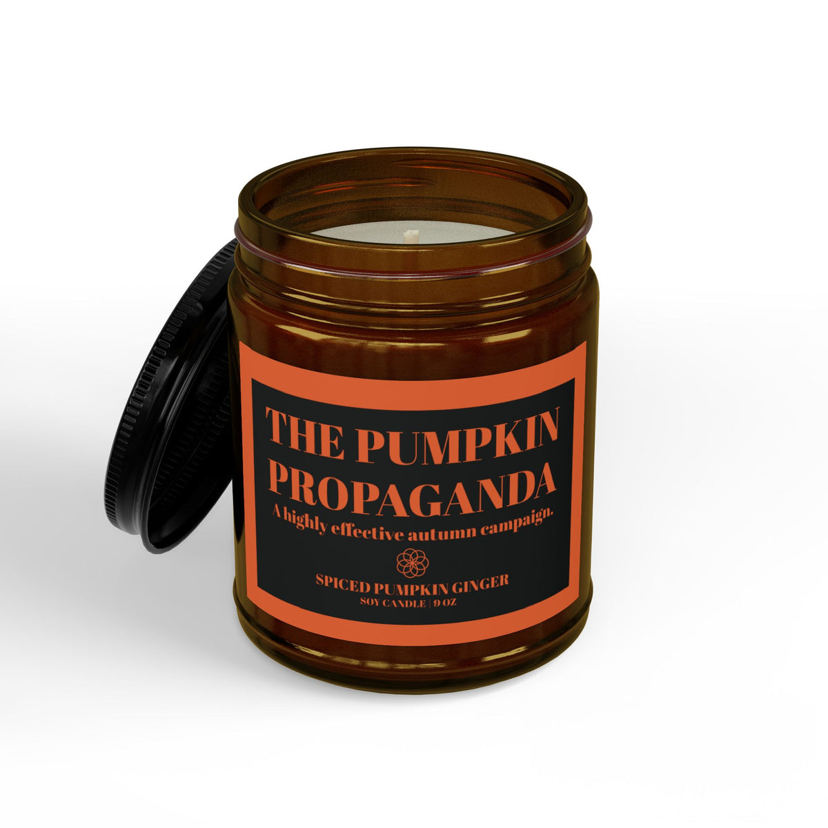 "The Pumpkin Propaganda" Aromatherapy Jar Candle | Home & Office