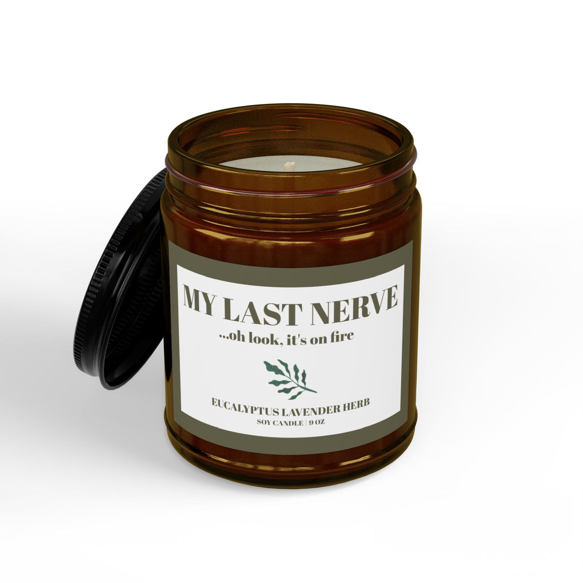 "My Last Nerve" Aromatherapy Jar Candle | Home & Office
