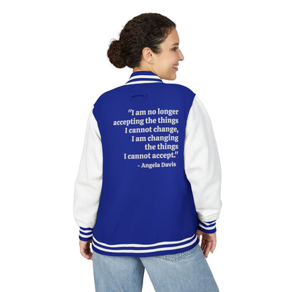 Compassion That is Ready for Action Letterman Jacket | Apparel