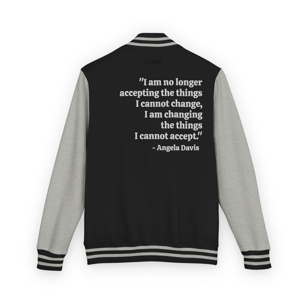 Compassion That is Ready for Action Letterman Jacket | Apparel