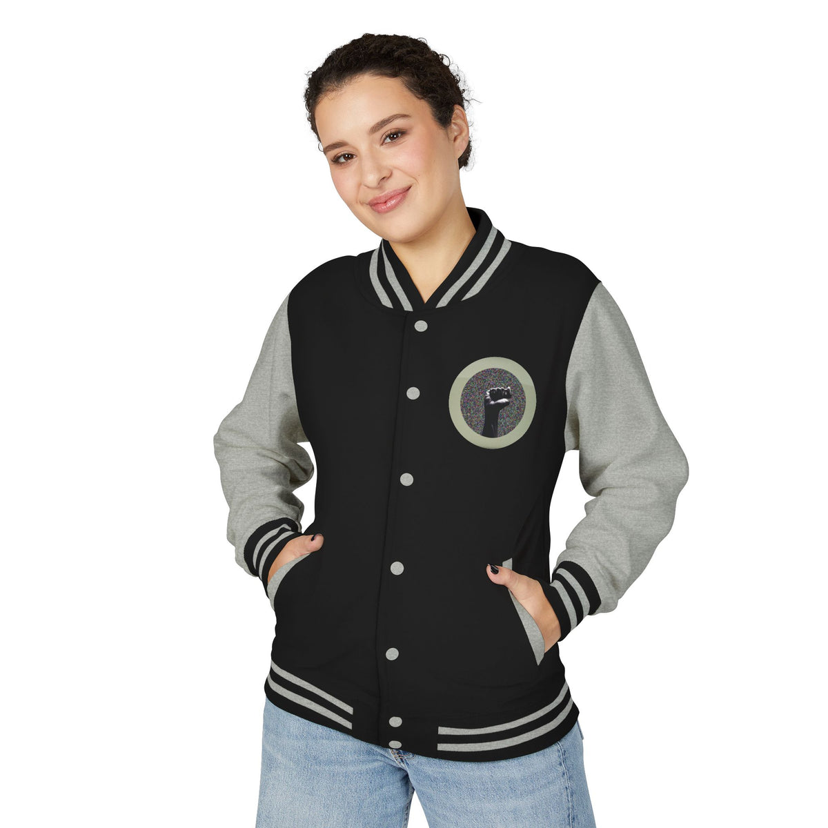 Compassion That is Ready for Action Letterman Jacket | Apparel