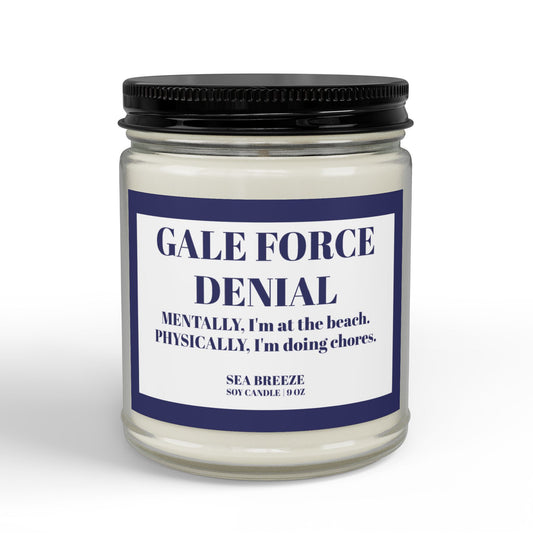 "Gale Force Denial" Aromatherapy Jar Candle | Home & Office