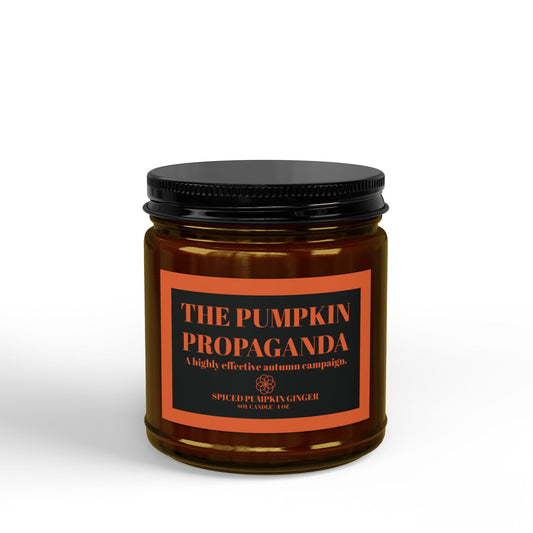 "The Pumpkin Propaganda" Aromatherapy Jar Candle | Home & Office