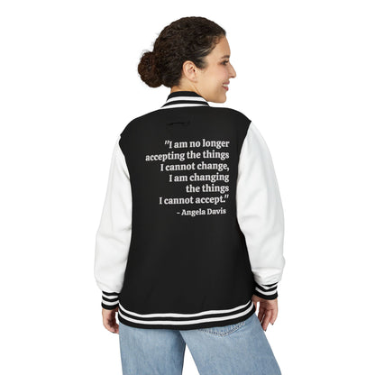 Compassion That is Ready for Action Letterman Jacket | Apparel