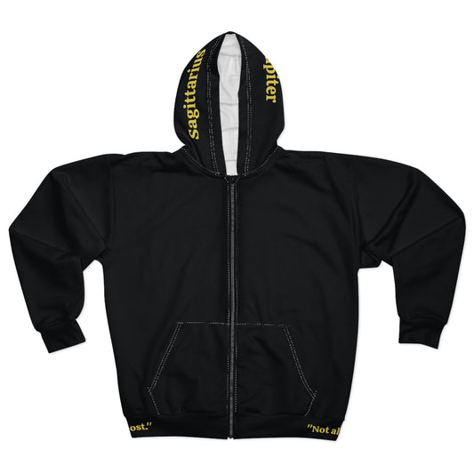 A Cosmos Within Sagittarius Zip Hoodie | Apparel