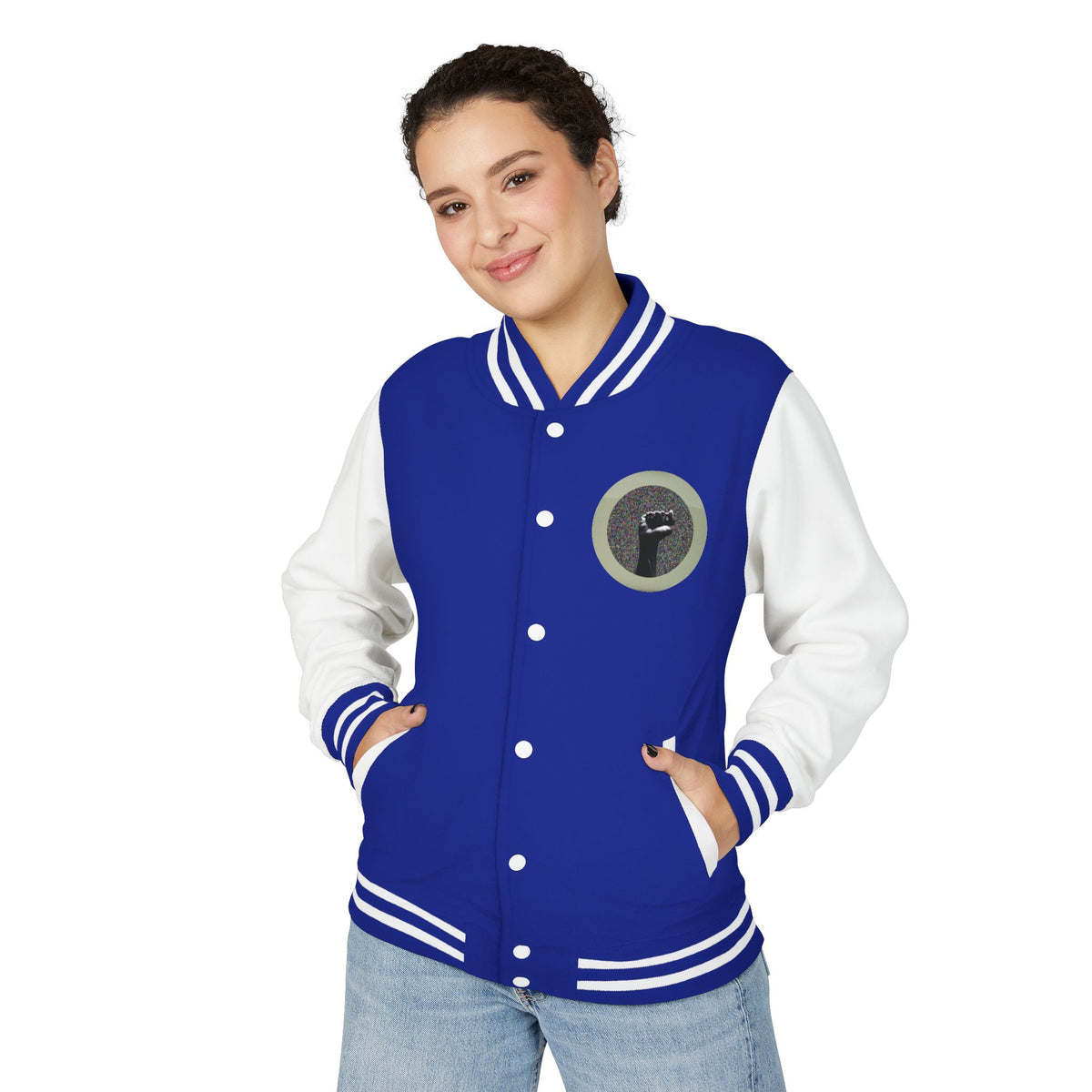 Compassion That is Ready for Action Letterman Jacket | Apparel