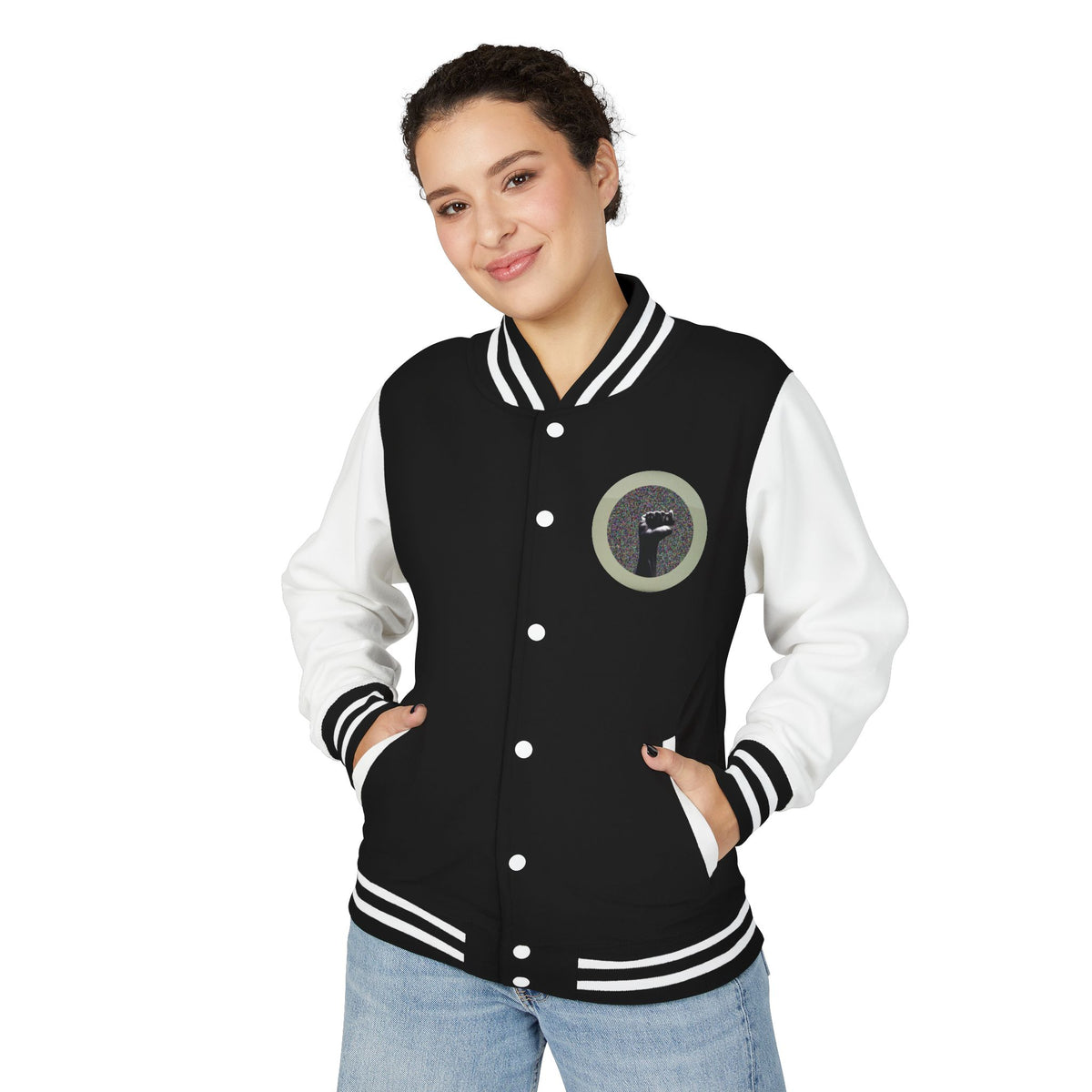 Compassion That is Ready for Action Letterman Jacket | Apparel