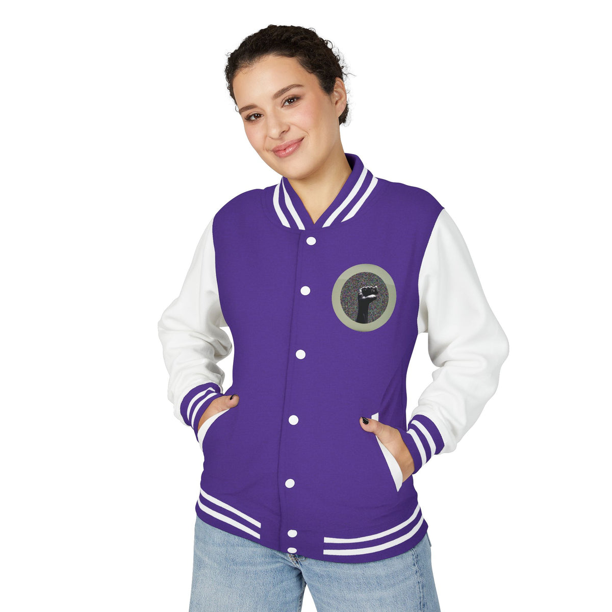 Compassion That is Ready for Action Letterman Jacket | Apparel