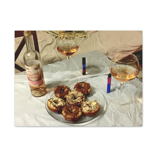 "Girl Dinner" | Canvas Wall Art