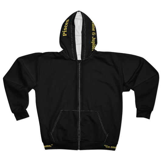 A Galaxy Within Pisces Zip Hoodie | Apparel