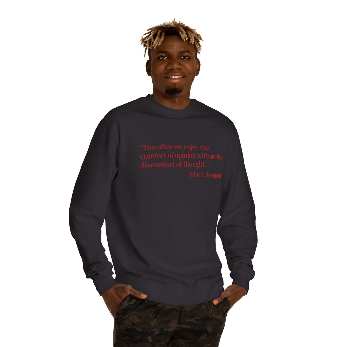 "Question Everything" Graphic Crewneck Sweatshirt | Apparel