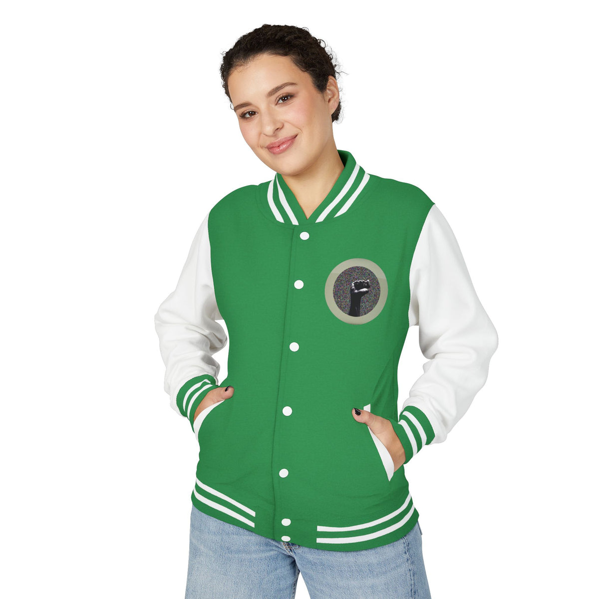 Compassion That is Ready for Action Letterman Jacket | Apparel